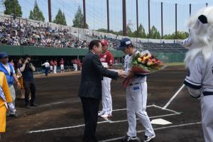 試合開始前のセレモニー