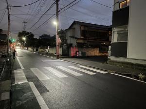 横断歩道（夜）