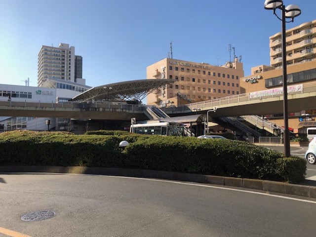 上尾駅東口ペデストリアンデッキ