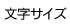 文字の大きさ