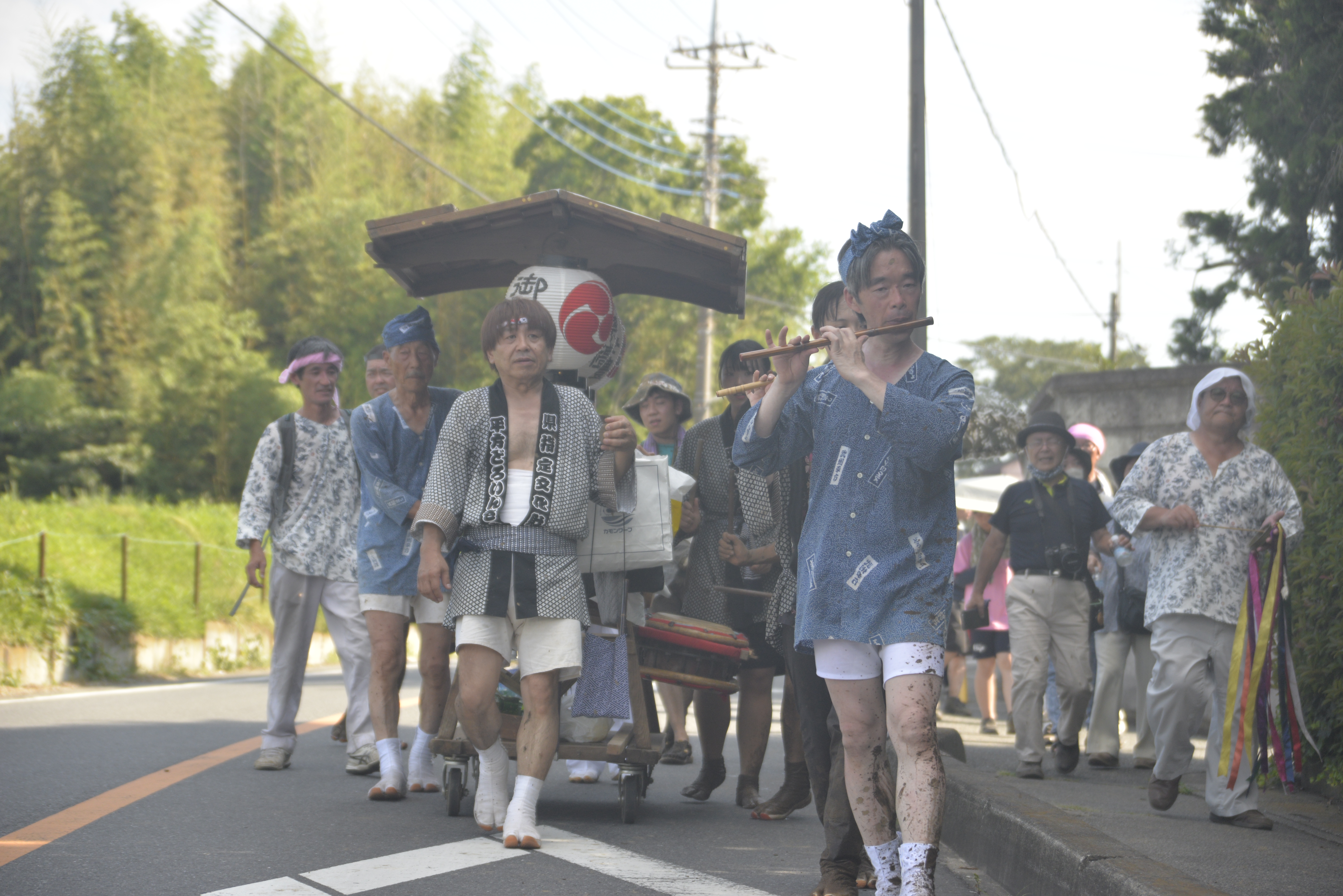 涼しげな笛と軽快な太鼓の音色が響くタカウマ