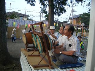 地頭方の祭りばやし